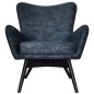 Skandynawski fotel GRANDE tkaniny premium